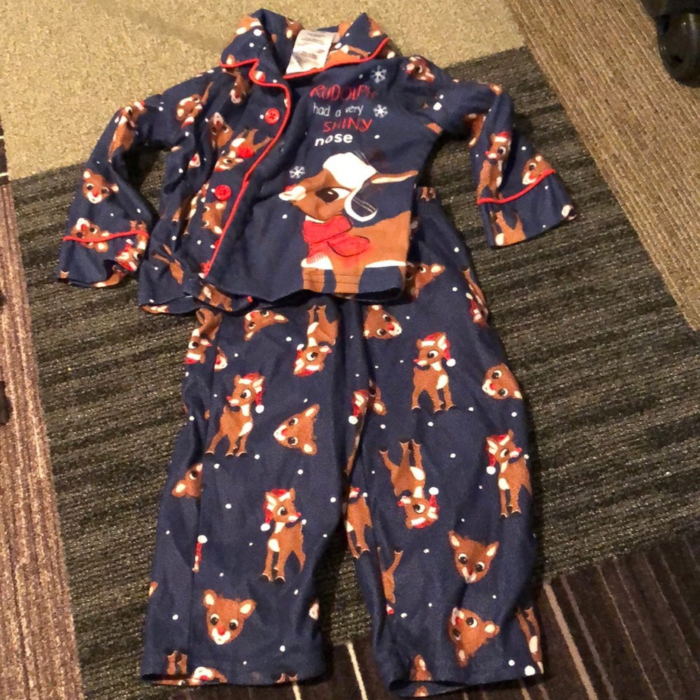 Rudolph matching pajama set 18mo